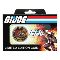 G.I. Joe Collectable Coin A Real American Hero 60th Anniversary 24k Gold Plated Limited Edition 5060948296403