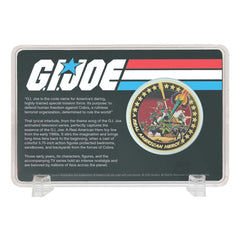 G.I. Joe Collectable Coin A Real American Hero 60th Anniversary 24k Gold Plated Limited Edition 5060948296403