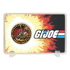 G.I. Joe Collectable Coin A Real American Hero 60th Anniversary 24k Gold Plated Limited Edition 5060948296403