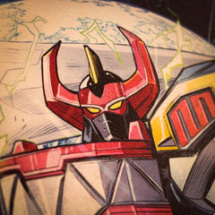 Power Rangers Art Print Limited Edition 42 x 30 cm 5061114760742