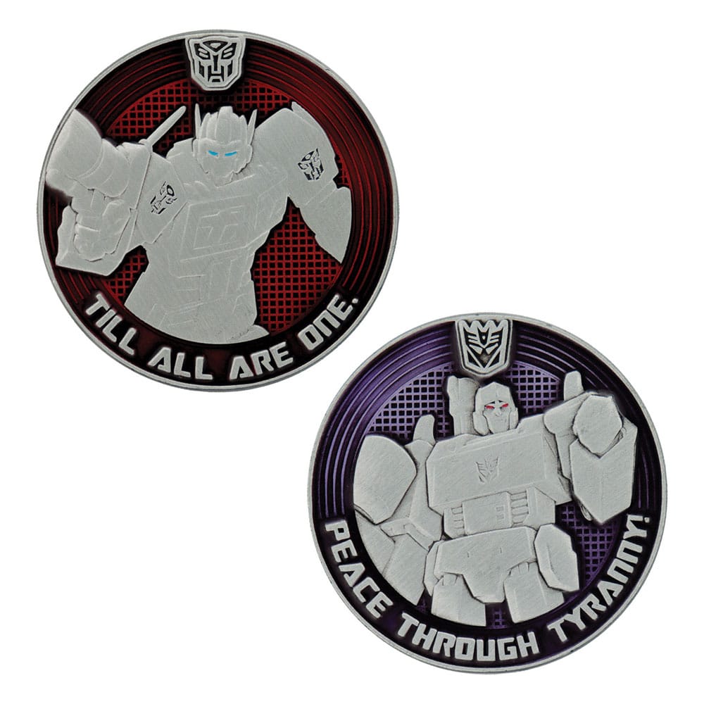 Transformers Generation 1 Collectable Coin G1 Autobots vs Decepticons Limited Edition 4 cm  5060948297493