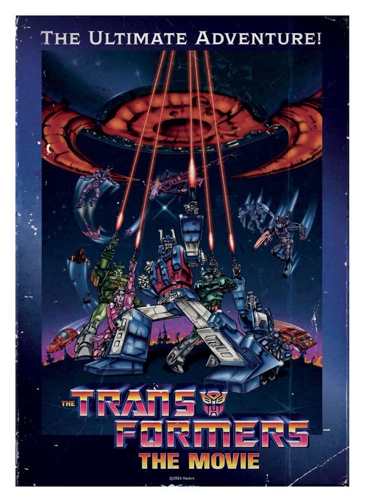 Transformers Art Print The Movie 40th Anniversary Limited Edition 30 x 42 cm 5061114760926