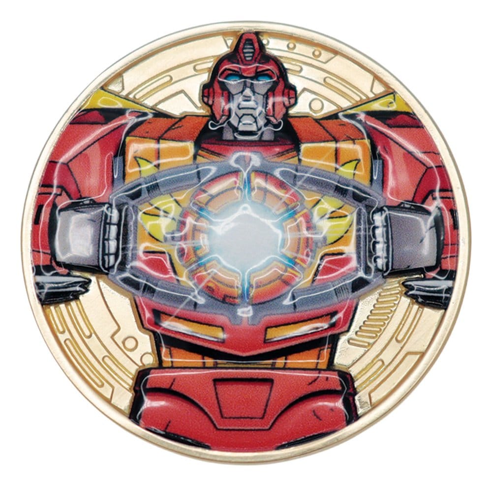 Transformers Collectable Coin The Movie 40th Anniversary Limited Edition 24k Gold Plated 5061114760933