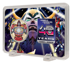 Transformers Collectable Coin The Movie 40th Anniversary Limited Edition 24k Gold Plated 5061114760933