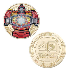 Transformers Collectable Coin The Movie 40th Anniversary Limited Edition 24k Gold Plated 5061114760933