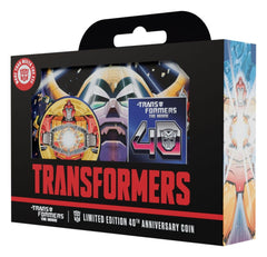 Transformers Collectable Coin The Movie 40th Anniversary Limited Edition 24k Gold Plated 5061114760933