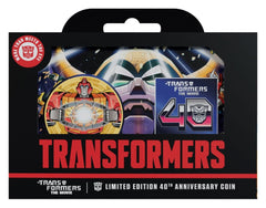 Transformers Collectable Coin The Movie 40th Anniversary Limited Edition 24k Gold Plated 5061114760933