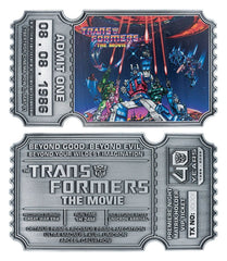 Transformers Replica The Movie 40th Anniversary Movie Ticket Limited Edition 9 x 16 cm 5061114760940