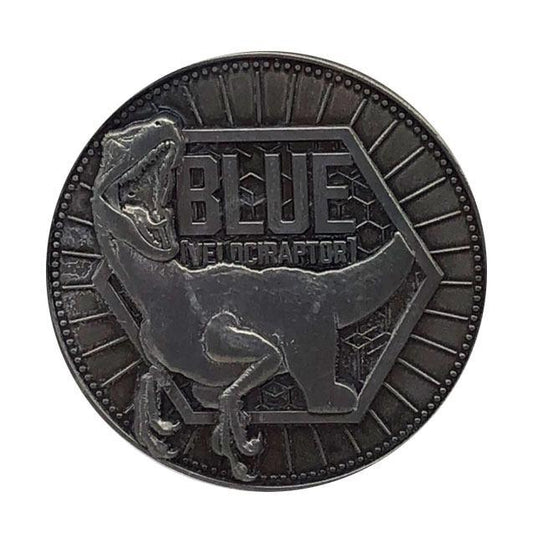 Jurassic World Collectable Coin Blue Limited  5060662463792