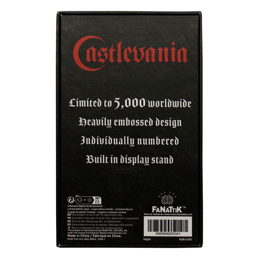 Castlevania Ingot Alucard Shield Limited Edition 5060948293341