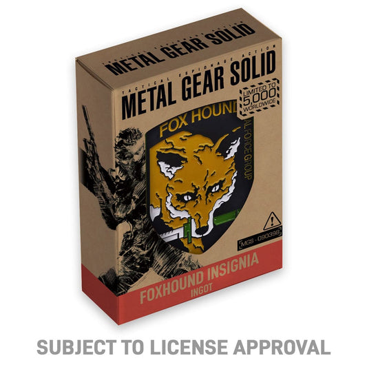 Metal Gear Solid Ingot Foxhound Insignia Limited Edition 5060948293518