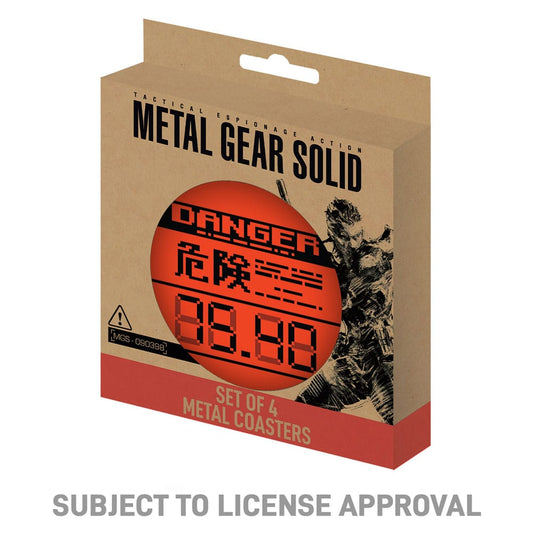 Metal Gear Solid Coaster 4-Pack 5060948293532