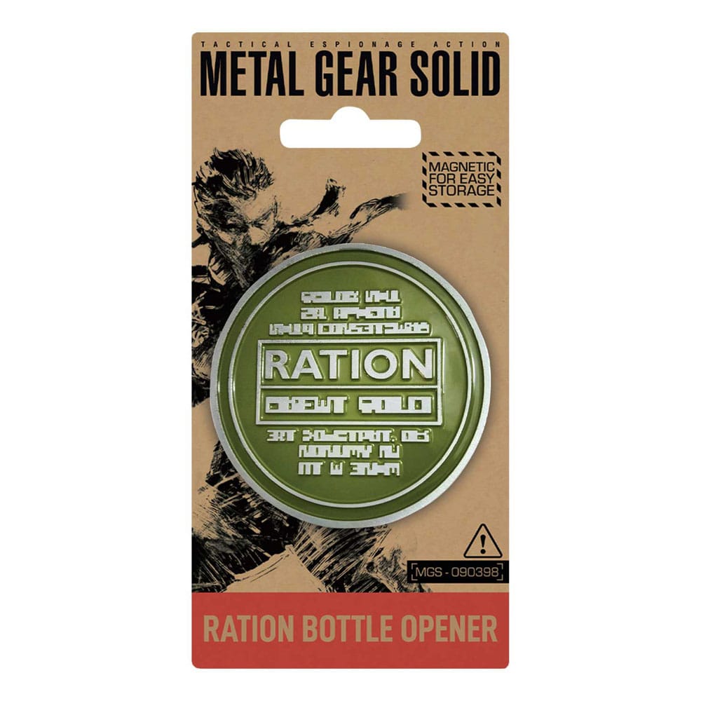 Metal Gear Solid Bottle Opener Solid Ration 8 cm 5060948293594