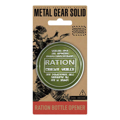 Metal Gear Solid Bottle Opener Solid Ration 8 cm 5060948293594