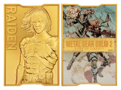 Metal Gear Solid 2 Ingot Raiden 24k Gold Plated Limited Edition  5060948298087