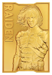 Metal Gear Solid 2 Ingot Raiden 24k Gold Plated Limited Edition  5060948298087