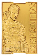 Metal Gear Solid 2 Ingot Snake 24k Gold Plated Limited Edition  5060948298094
