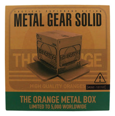 Metal Gear Solid 2 Replica Cardboard Box Antique Gold   5060948298100