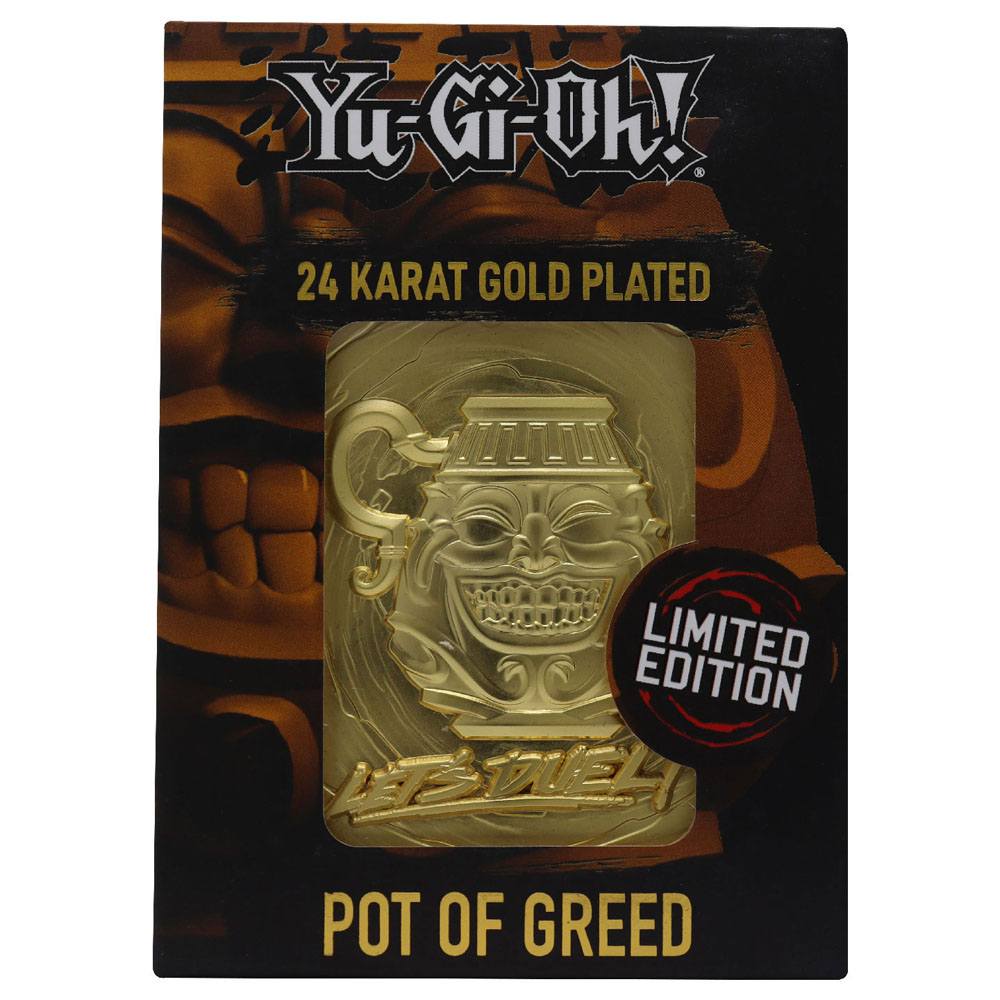 Yu-Gi-Oh! Replica Card Pot of Greed (gold pla 5060662466458