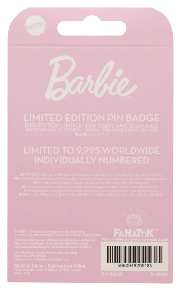 Barbie Ansteck-Pin Limited EditionBarbie Pin Badge Limited EditionBarbie Pin Limited EditionBarbie Chapa Limited Edition 5060948299183