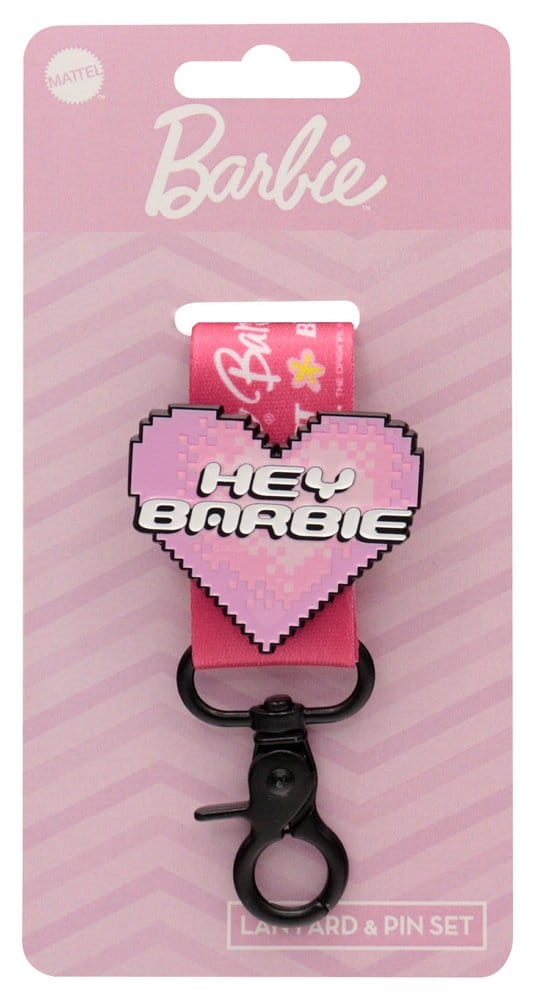 Barbie Schlüsselband & Ansteck-Pin SetBarbie Lanyard & Pin Badge SetBarbie dragonne & Pin's SetBarbie Llavero & Chapa Set 5060948299206