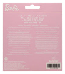 Barbie Untersetzer 4er-PackBarbie Coaster 4-PackBarbie pack 4 sous-verresBarbie Pack de 4 Posavasos 5060948299268