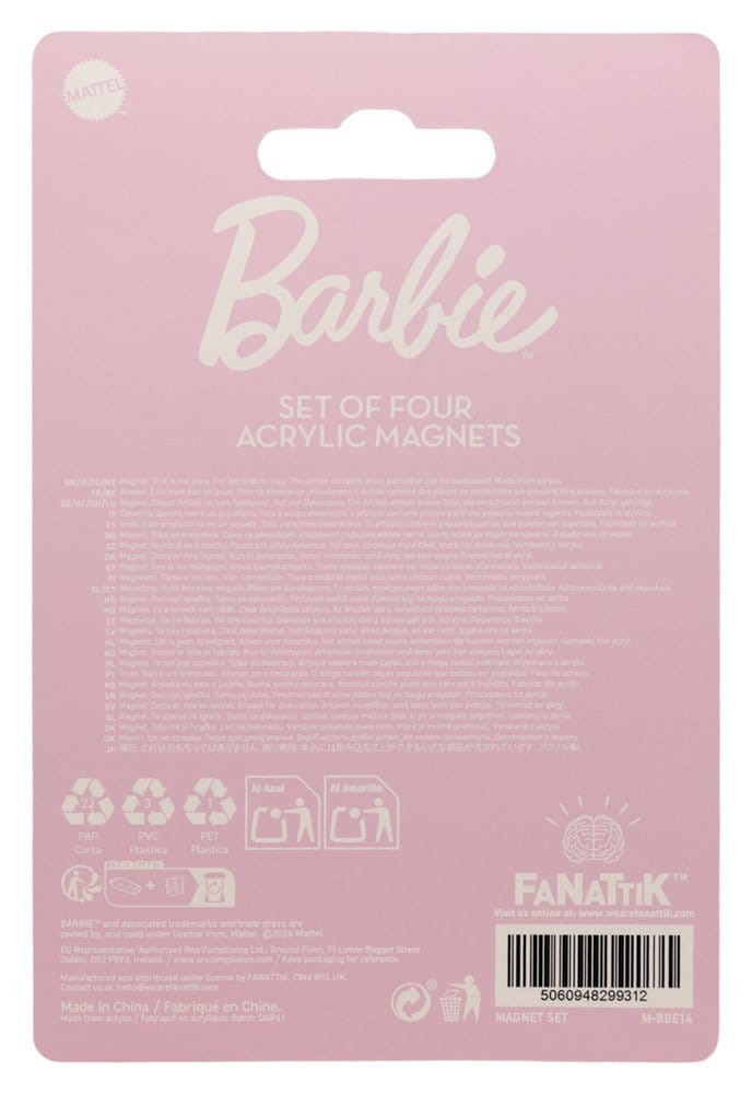 Barbie Magnet Set Malibu Barbie 5060948299312