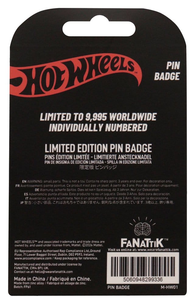 Hot Wheels Ansteck-Pin Race Team Limited EditionHot Wheels Pin Badge Race Team Limited EditionHot Wheels Pin Race Team Limited EditionHot Wheels Chapa Race Team Limited Edition 5060948299336