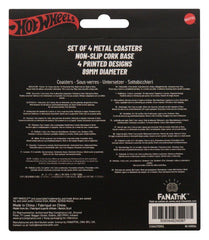 Hot Wheels Untersetzer 4er-PackHot Wheels Coaster 4-PackHot Wheels pack 4 sous-verresHot Wheels Pack de 4 Posavasos 5060948299367