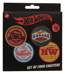 Hot Wheels Untersetzer 4er-PackHot Wheels Coaster 4-PackHot Wheels pack 4 sous-verresHot Wheels Pack de 4 Posavasos 5060948299367
