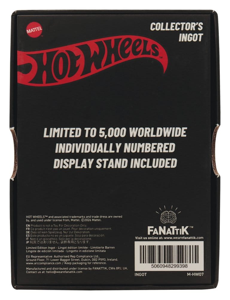 Hot Wheels Ingot Car Club Limited Edition 5060948299398