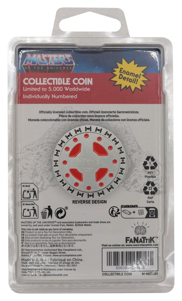 Masters of the Universe Collectible Coin He-Man Limited Edition 5060948299428