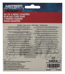 Masters of the Universe Coaster 4-Pack Printed Metal 5060948299466