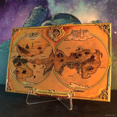 Masters of the Universe Replica Metal Map of Eternia Limited Edition 10 x 15 cm 5060948299497