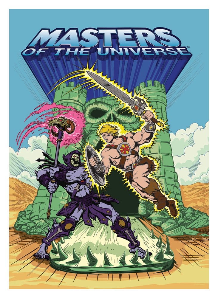 Masters of the Universe Art Print He-Man & Skeletor Limited Edition 42 x 30 cm 5060948299503