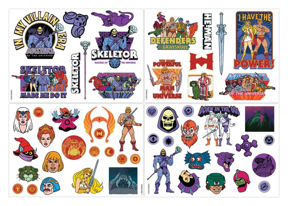 Masters of the Universe Tech Sticker Pack 5060948299534
