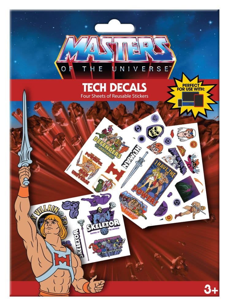 Masters of the Universe Tech Sticker Pack 5060948299534
