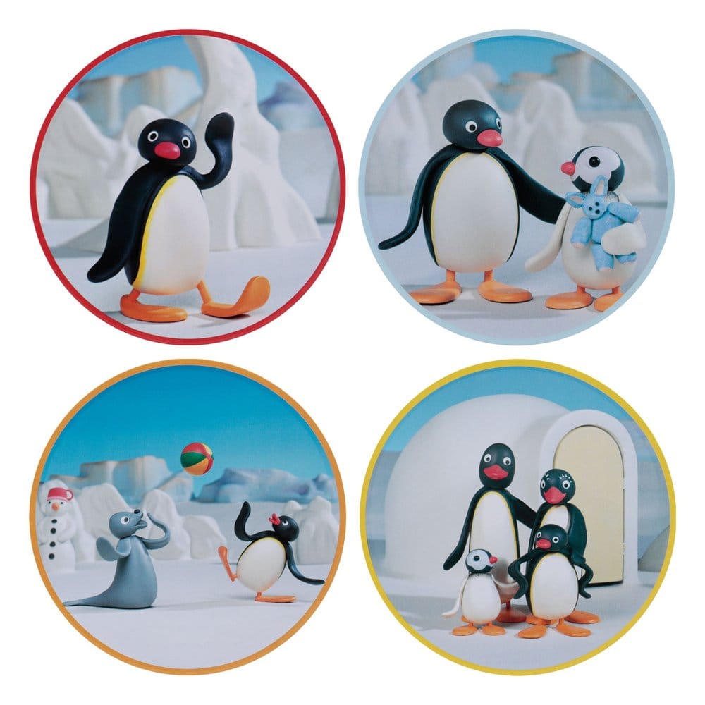 Pingu Coaster 4-Pack 5060948299633