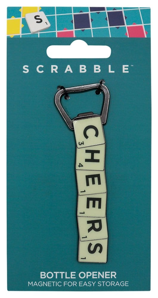 Scrabble Bottle Opener Magnetic Cheers 5060948299695