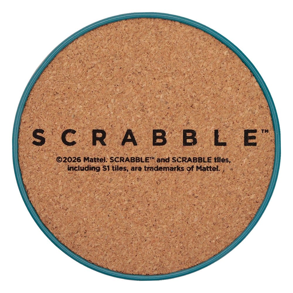 Scrabble Coaster 4-Pack Printed Metal 5060948299701