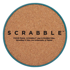 Scrabble Coaster 4-Pack Printed Metal 5060948299701