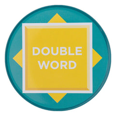 Scrabble Coaster 4-Pack Printed Metal 5060948299701