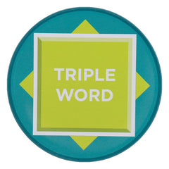 Scrabble Coaster 4-Pack Printed Metal 5060948299701