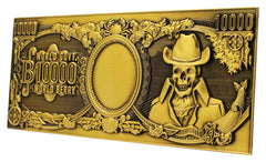 One Piece Replica 10,000 World Berry Metal Banknote 6 x 15 cm 5060948295437