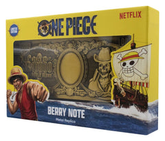 One Piece Replica 10,000 World Berry Metal Banknote 6 x 15 cm 5060948295437