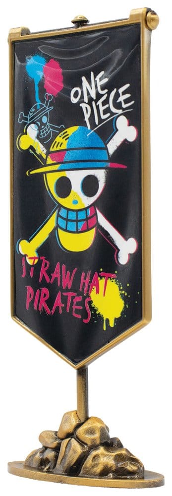 One Piece Replica Straw Hat Pirates Metal Banner 11 x 6 cm 5061114760254