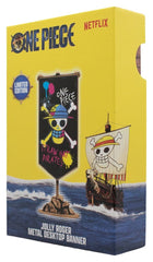 One Piece Replica Straw Hat Pirates Metal Banner 11 x 6 cm 5061114760254
