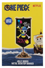 One Piece Replica Straw Hat Pirates Metal Banner 11 x 6 cm 5061114760254