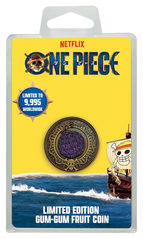 One Piece Collectable Coin Gum Gum Coin Limited Edition 4 cm 5061114761466