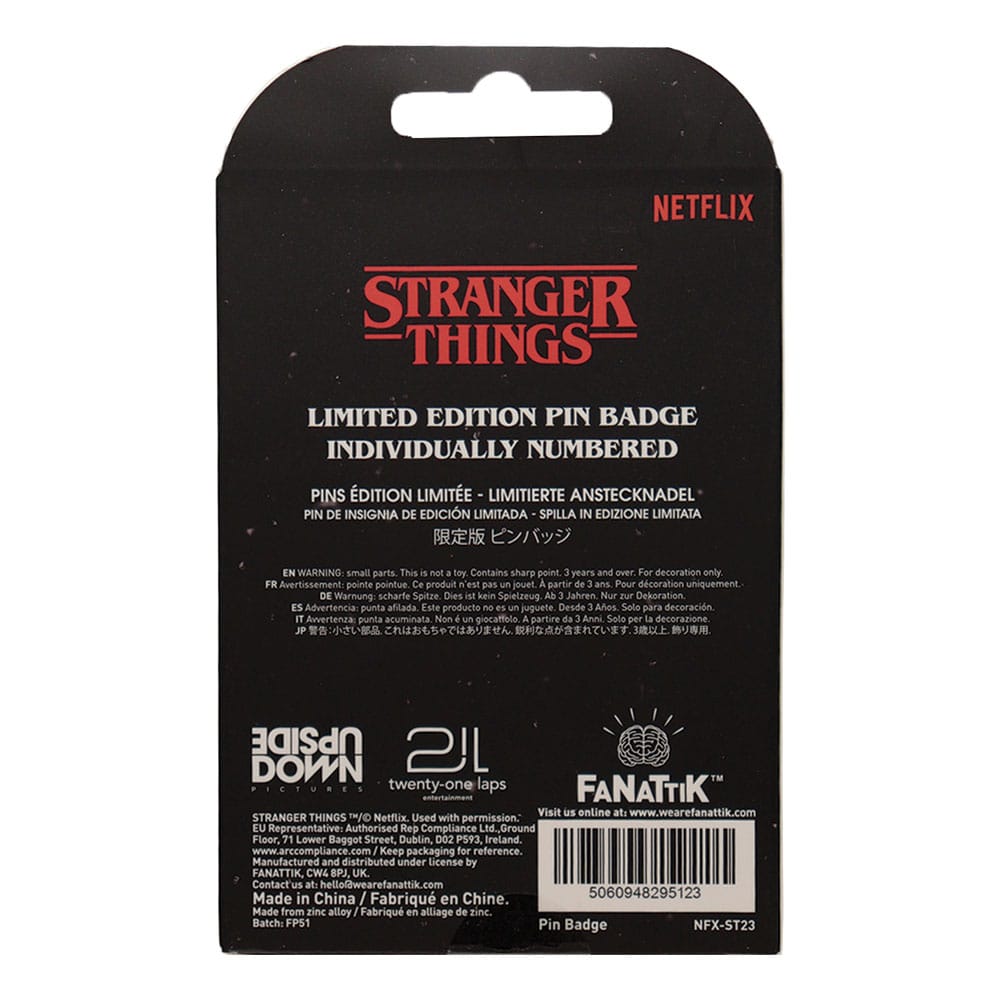 Stranger Things Pin Badge Castle Byers Limited Edition      5060948295123